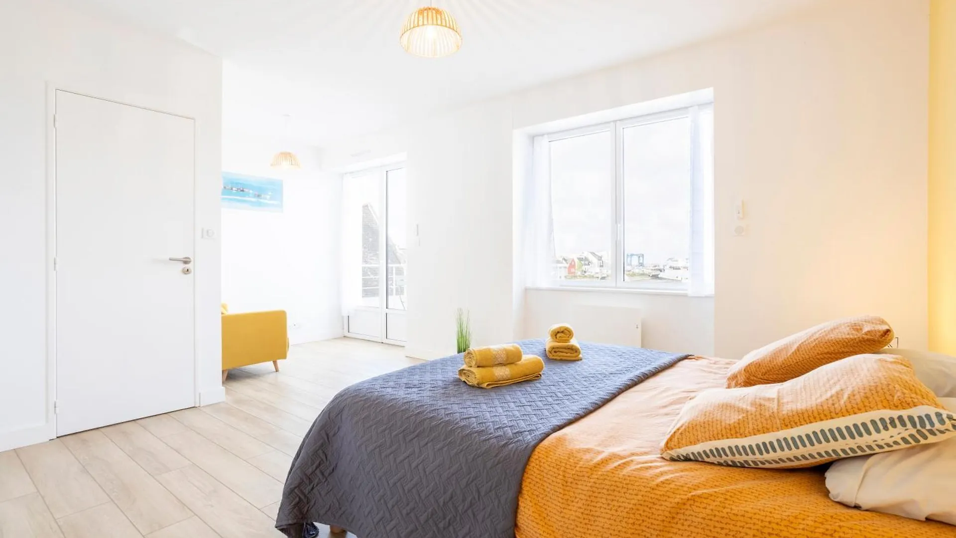 Feriehus Ti Penn Ar Porz - Vue Port Villa Tréffiagat